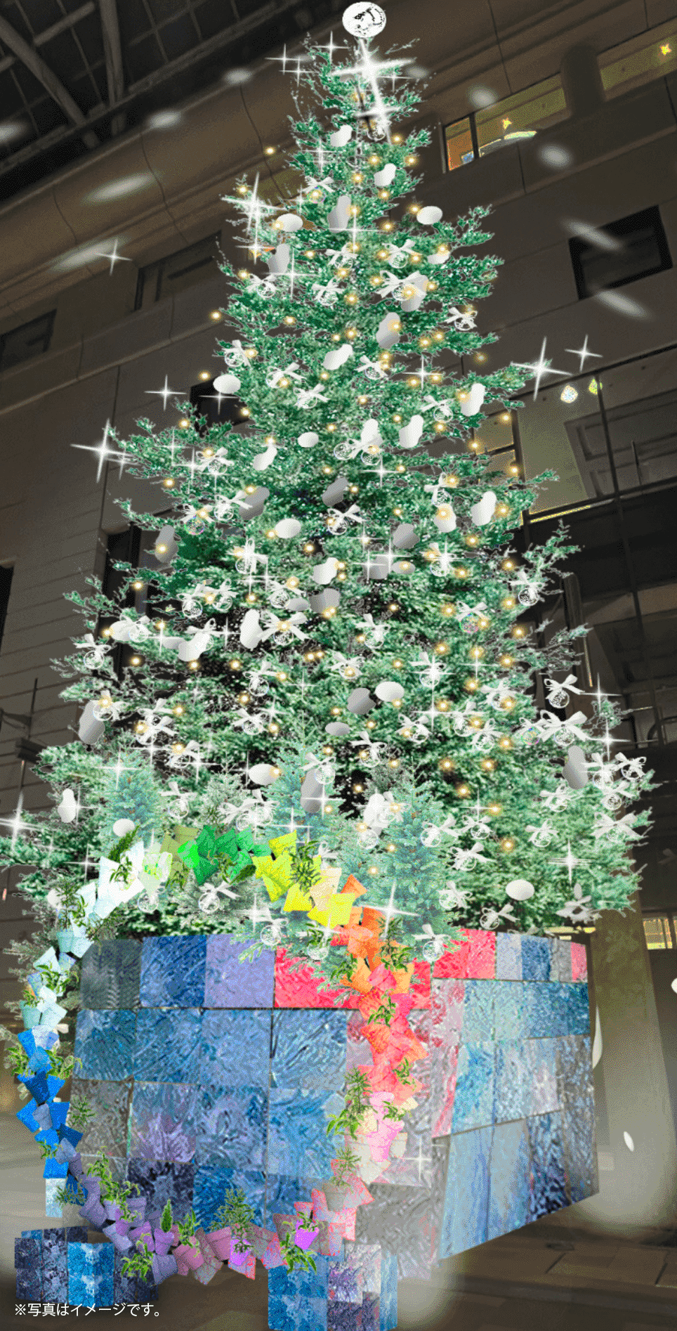 2023 大丸福岡のクリスマスツリー 〜CIRCULATION｜大丸福岡天神店