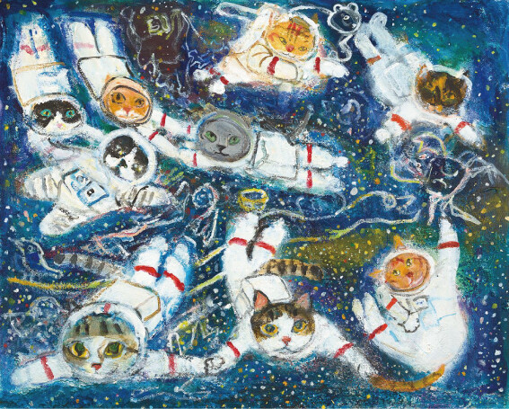 久下貴史原画・版画展~マンハッタナーズの猫たち~