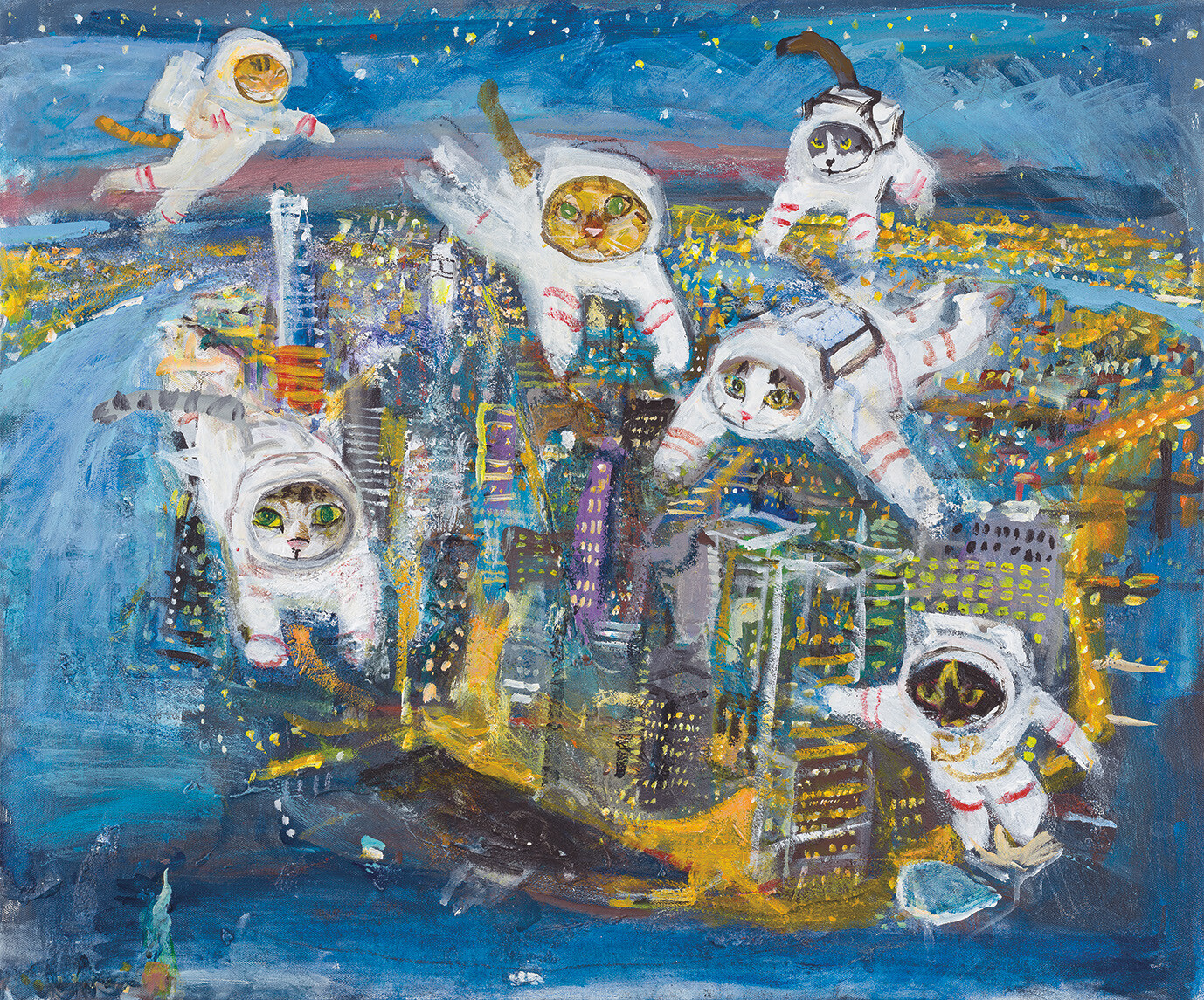 久下貴史　版画　マンハッタナーズ　『ハートをつかもう』　猫 久下貴史 版画 マンハッタナーズ 『ハートをつかもう』 猫 - メルカリ