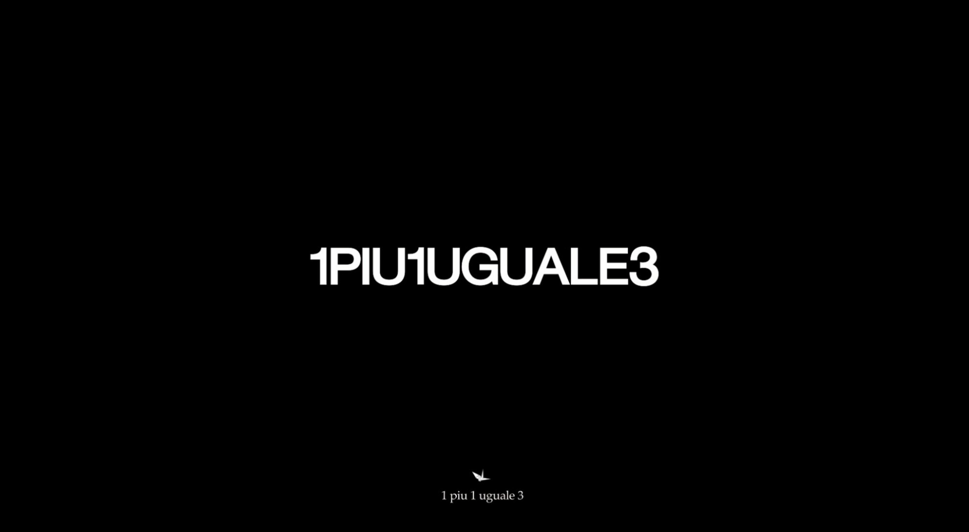 1PIU1UGUALE3 期間限定販売会