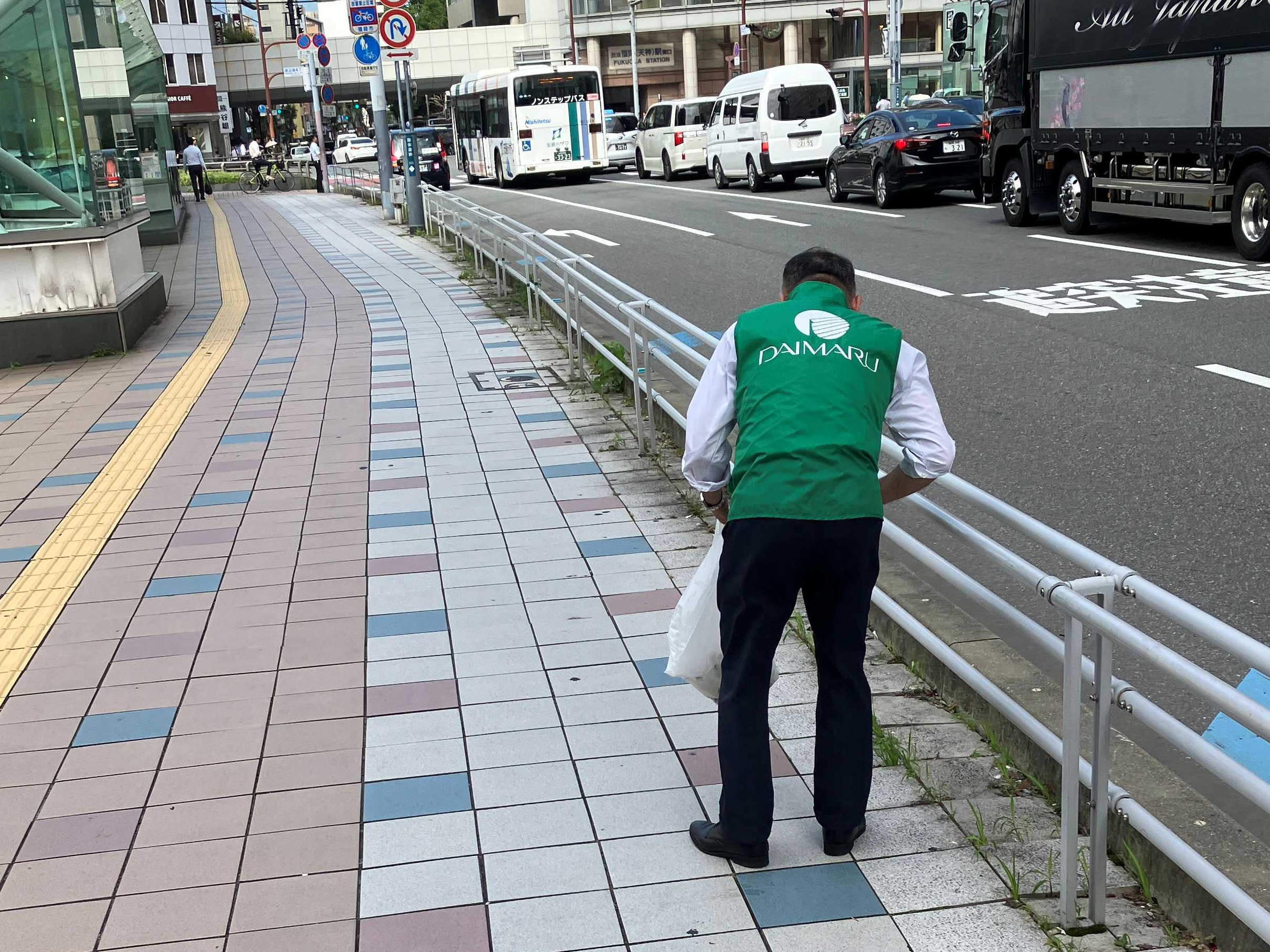 天神クリーンデーに参加しました!