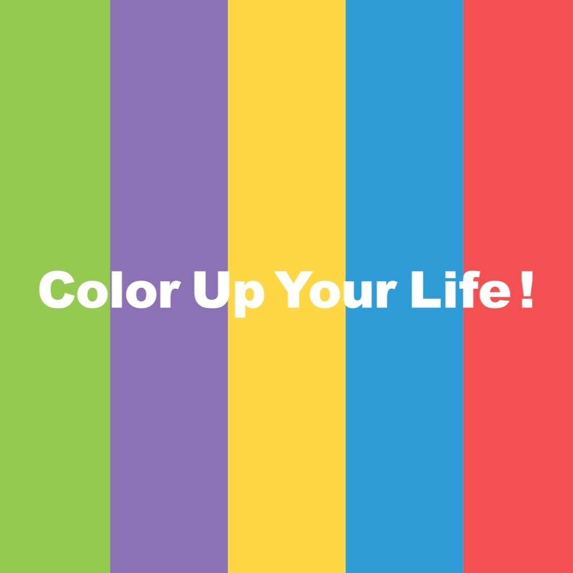 Color Up Your Life！ 💚💜💛💙❤️期間限定で5色に彩られた大丸へ