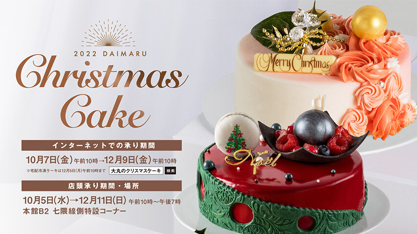 22 Daimaru Christmas Cake 大丸福岡天神店