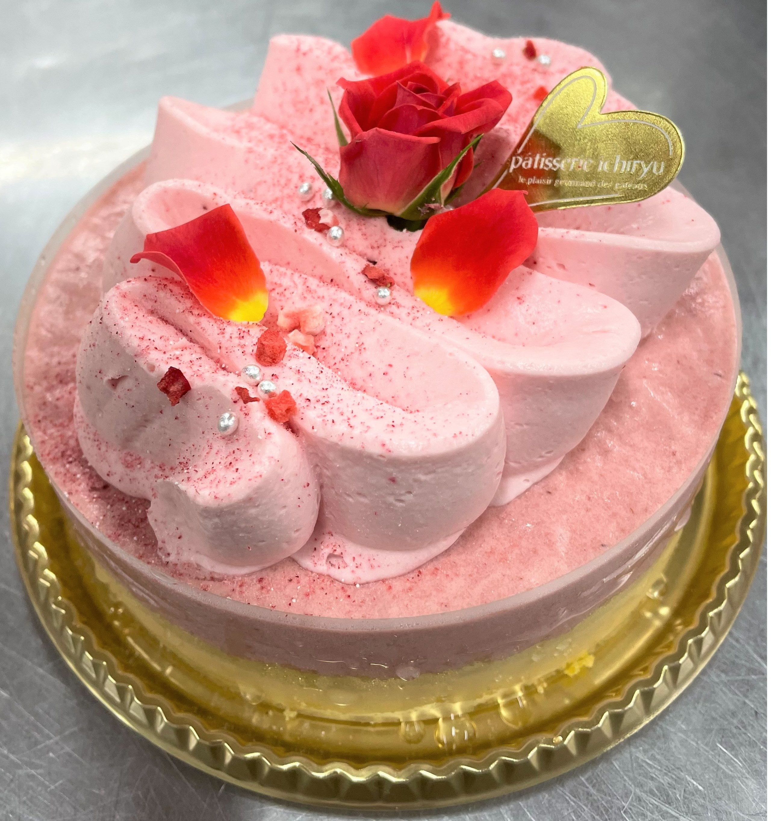 限定 苺のレアチーズケーキ いちりゅう ショップブログ 大丸福岡天神店