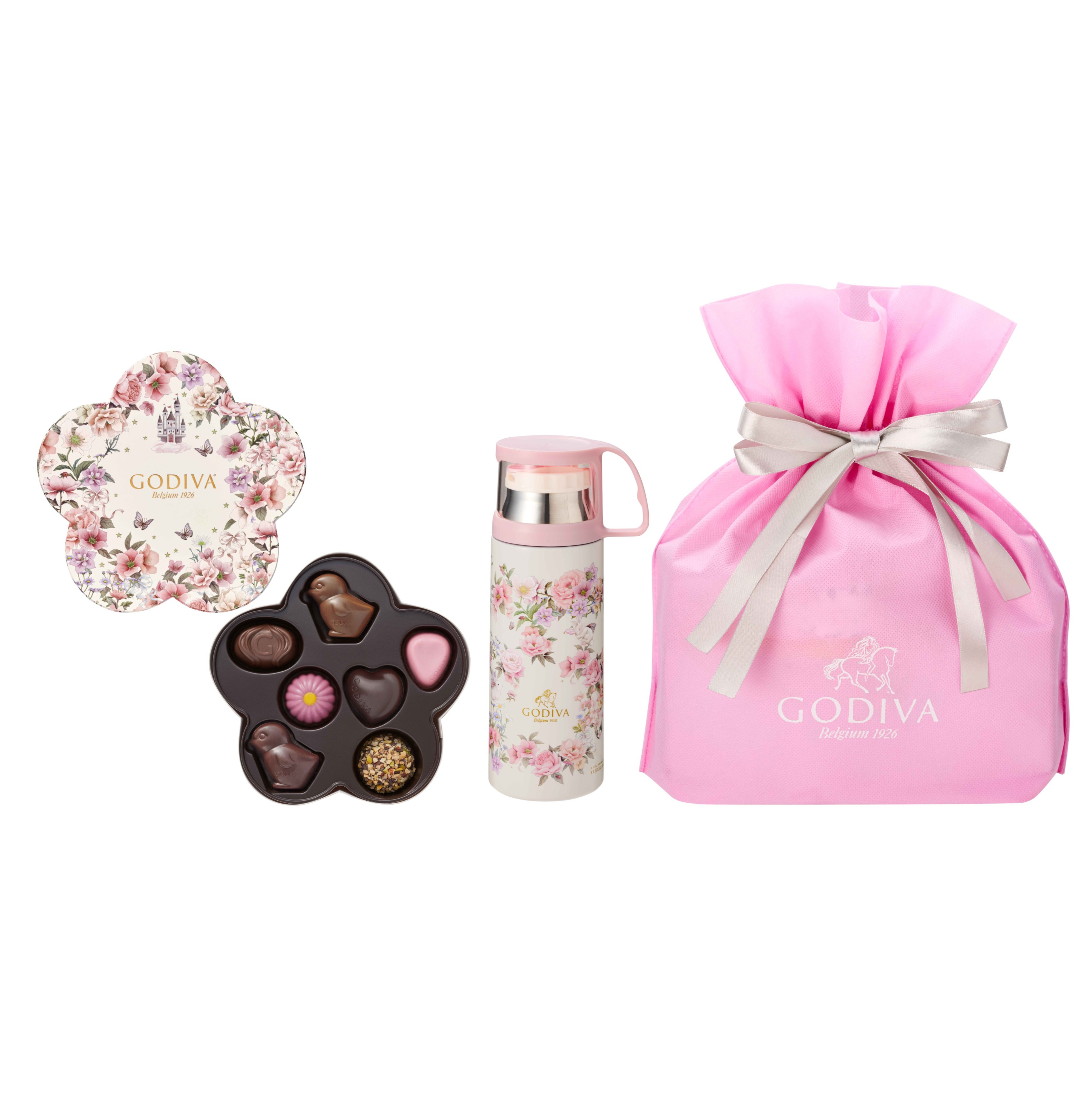 ゴディバ マザーズデー スペシャルギフト チョコレート&ボトルセット