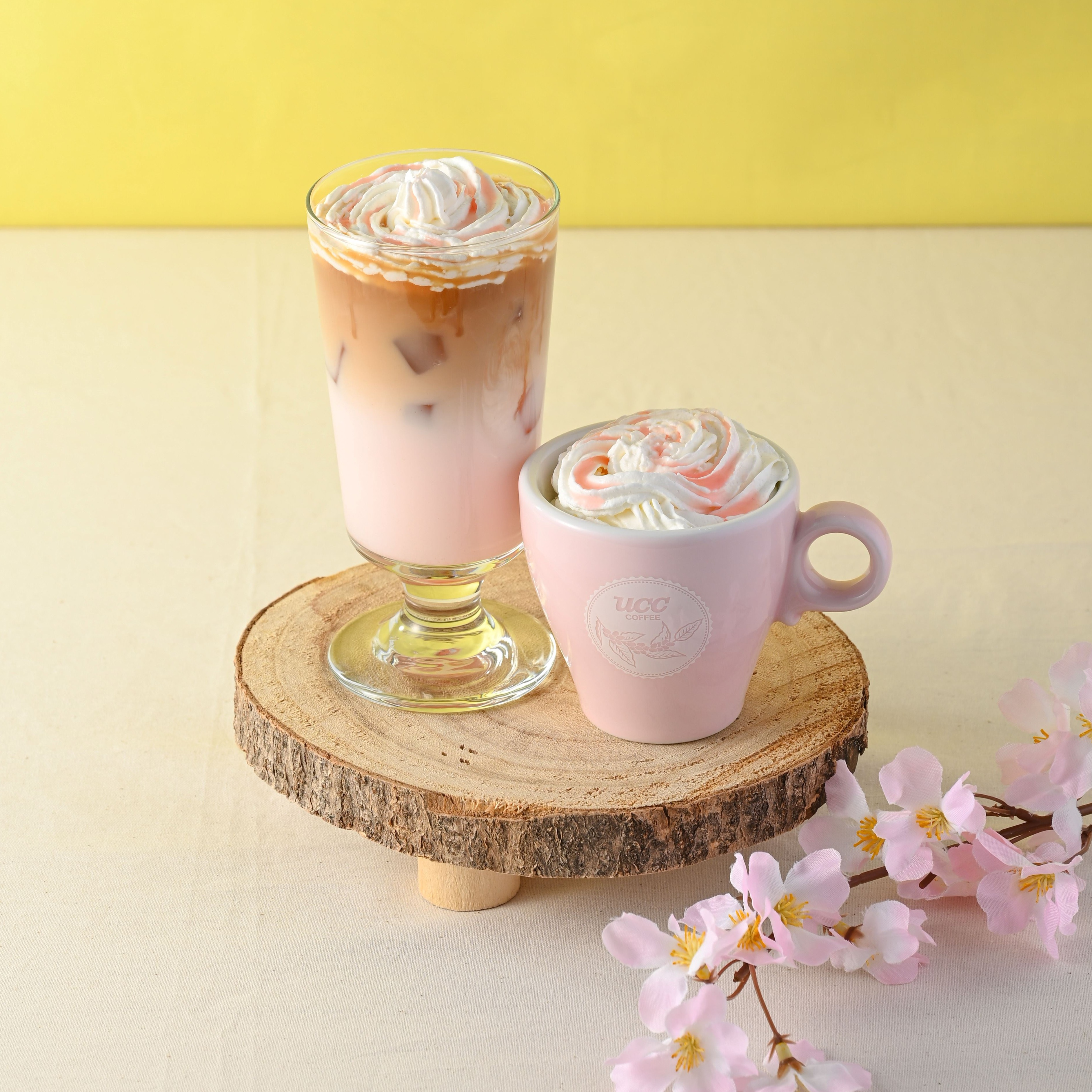 春の限定メニュー🌸「桜香るウィンナーカフェオレ」