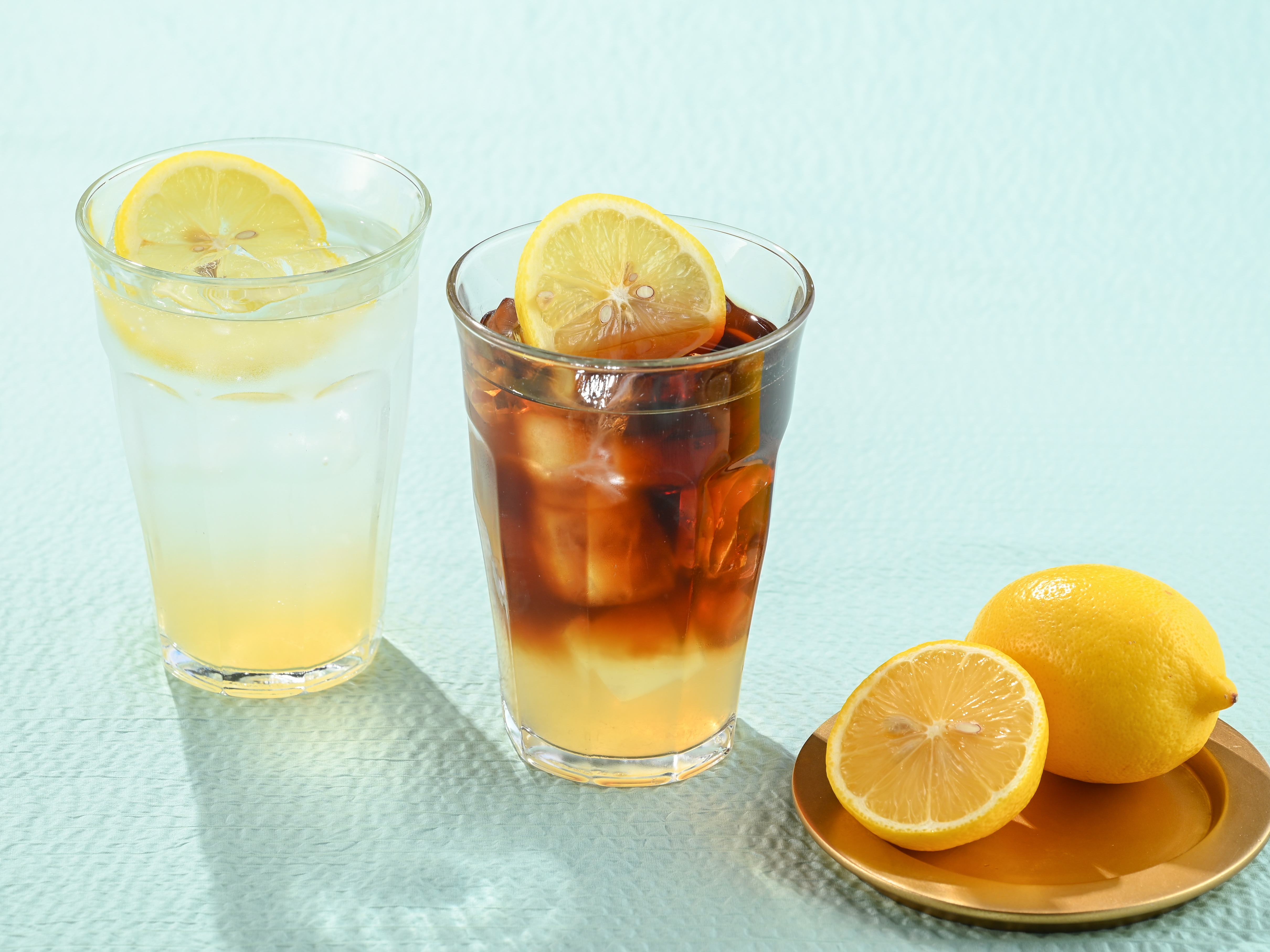 暑い夏にさっぱりドリンク🍋　「ハニーコーヒーレモネード」＆「ハニーレモネードソーダ」🍋🍋