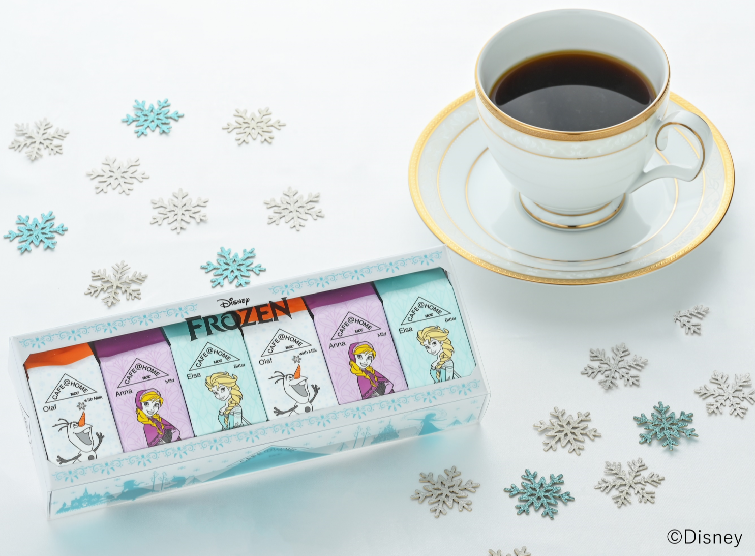 キュートなワンドリップコーヒー 「アナと雪の女王」デザイン新発売🎉😍