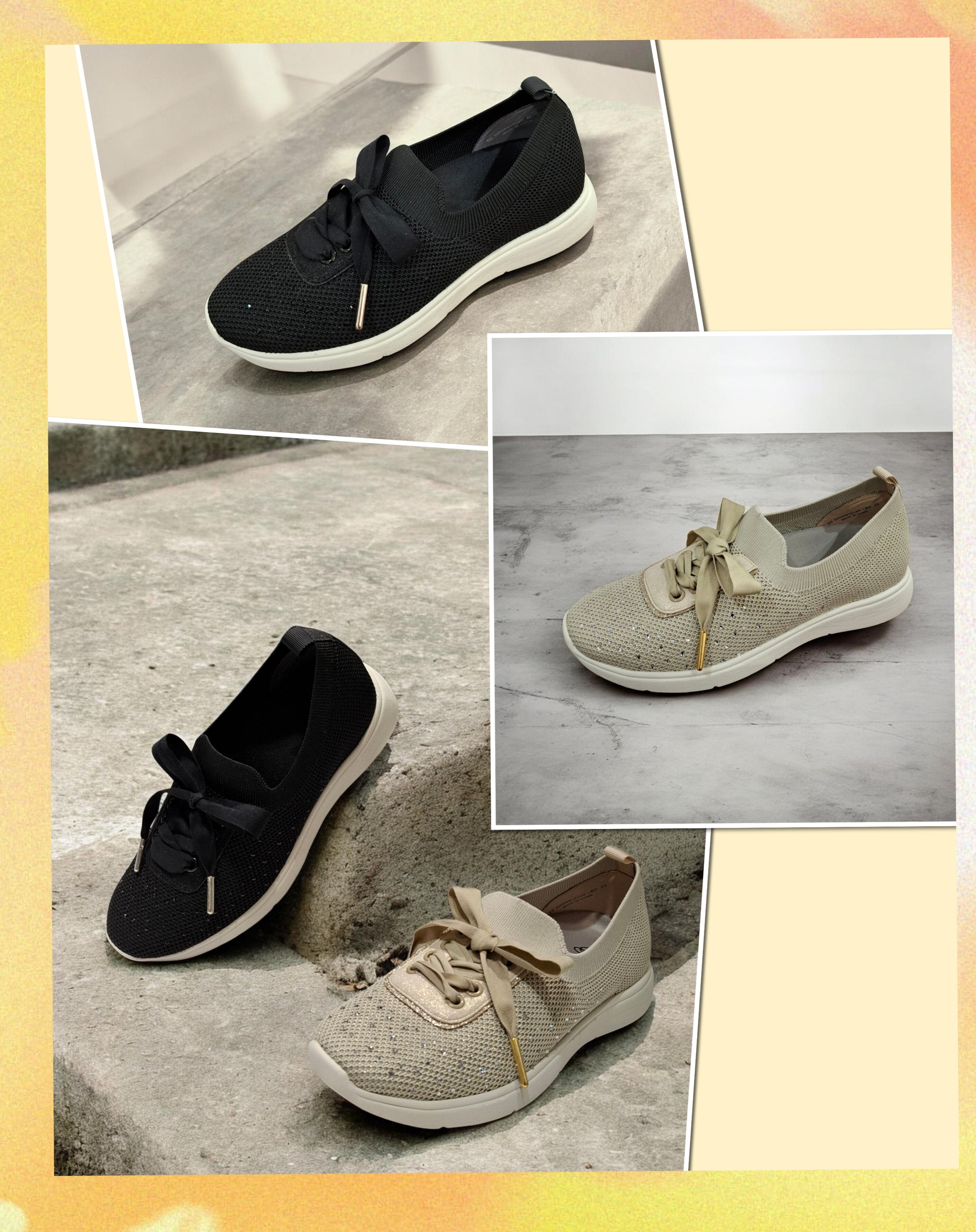 リズラフィーネのキラキラ✨キレイ目スニーカー👟