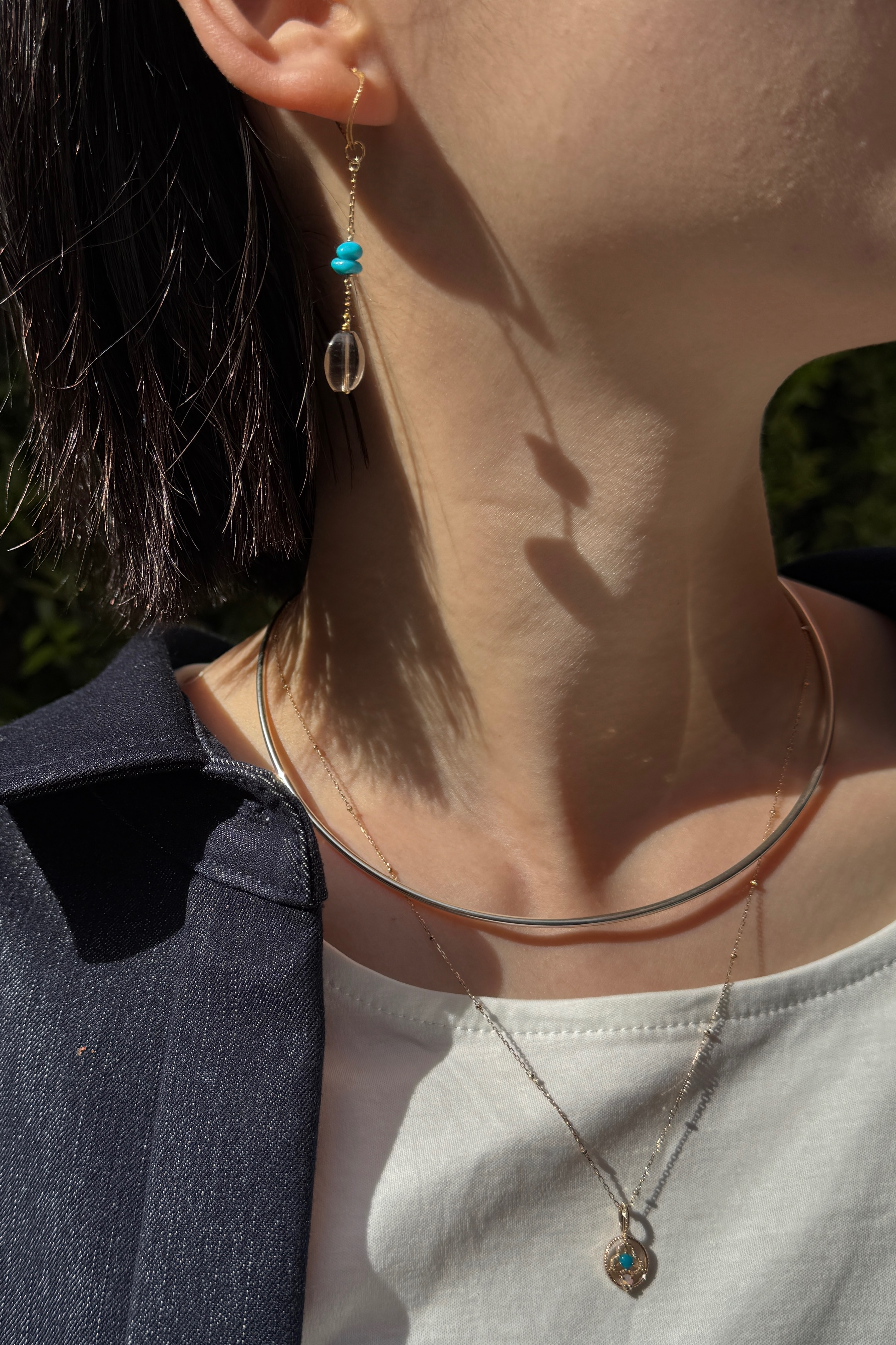 夏の日差しにも映えるターコイズ🩵💙