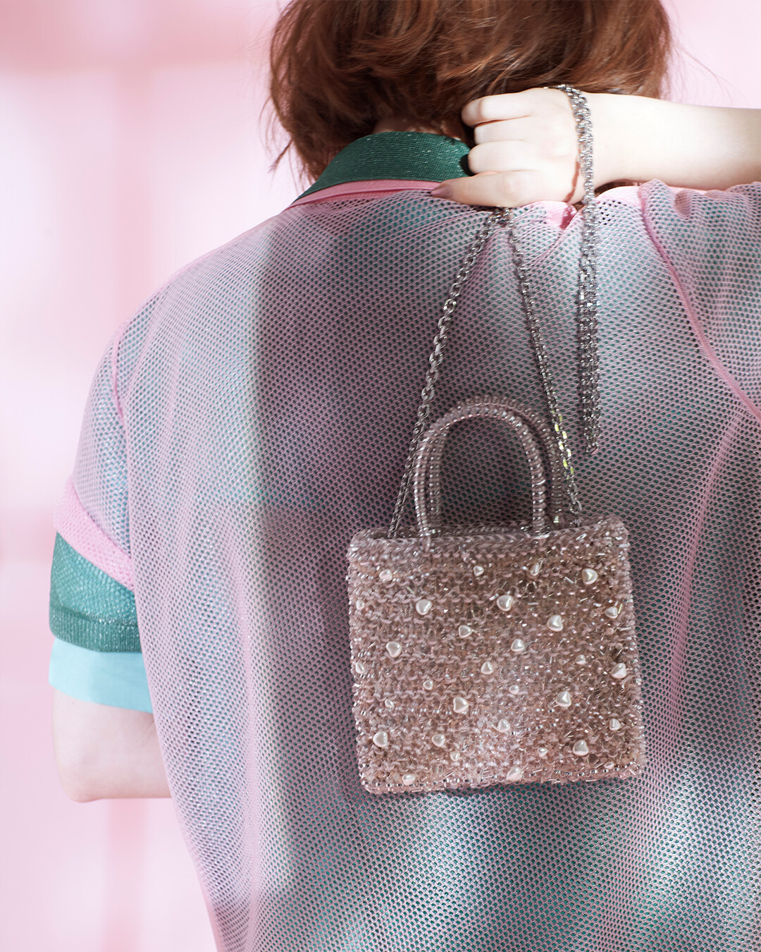 【中古】 PERLA CUORI GLITTER グリッター ペルラ (クオーリ バッグ