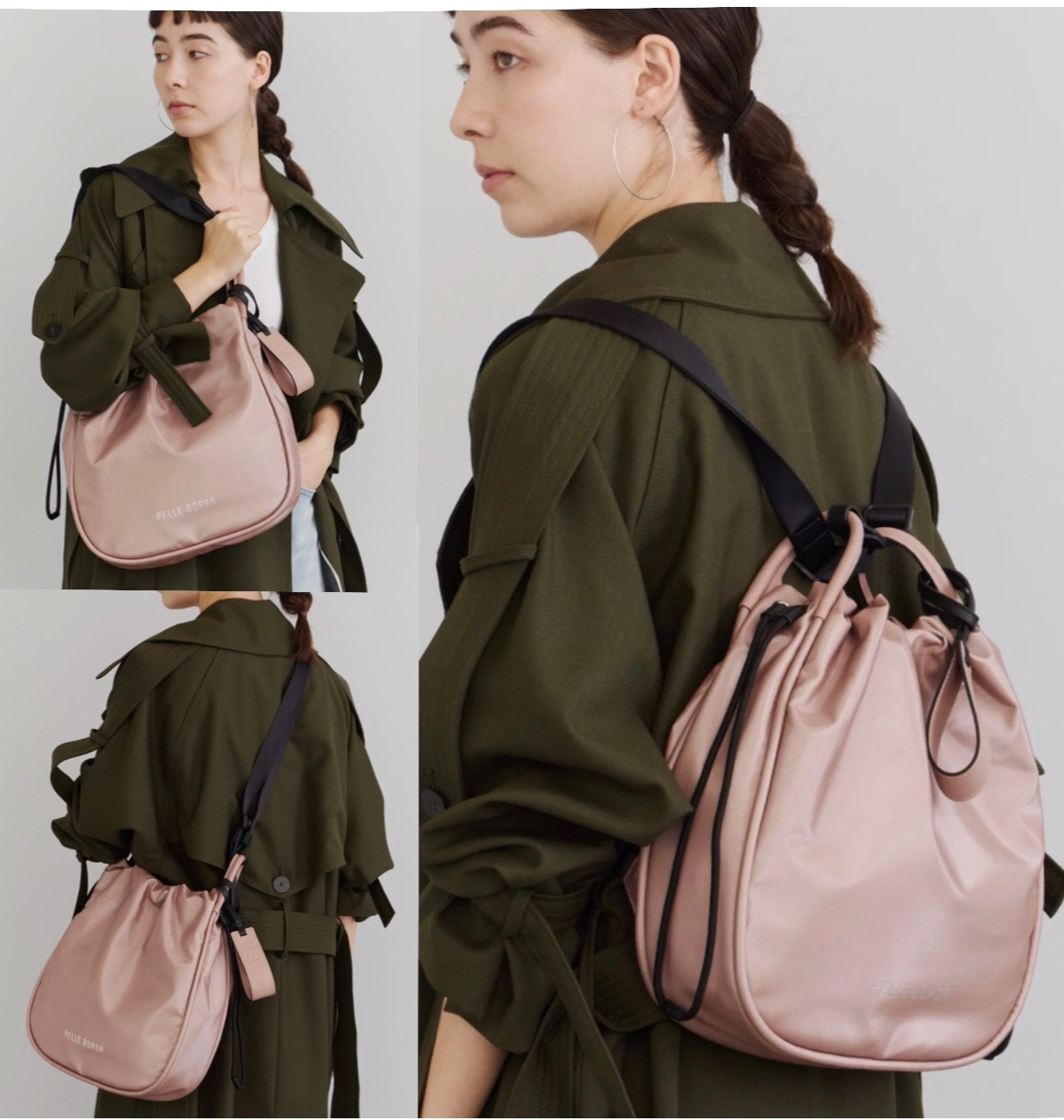 【PELLE BORSA】👜👛NEW!ちょっと小ぶりな3WAYリュック♪