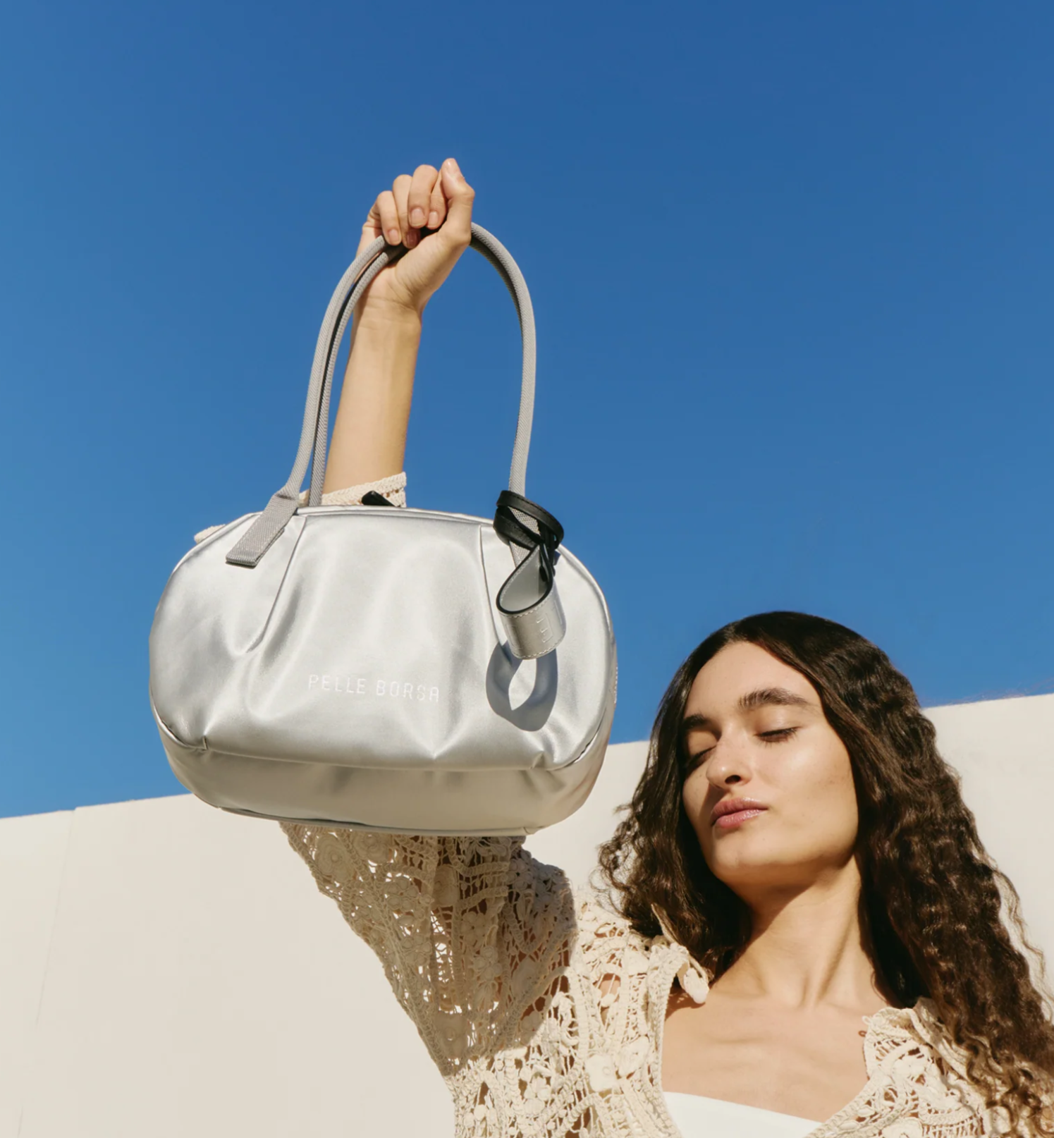 【PELLE BORSA】👜👛NEW！ギャザーが可愛い！ラウンドボストン