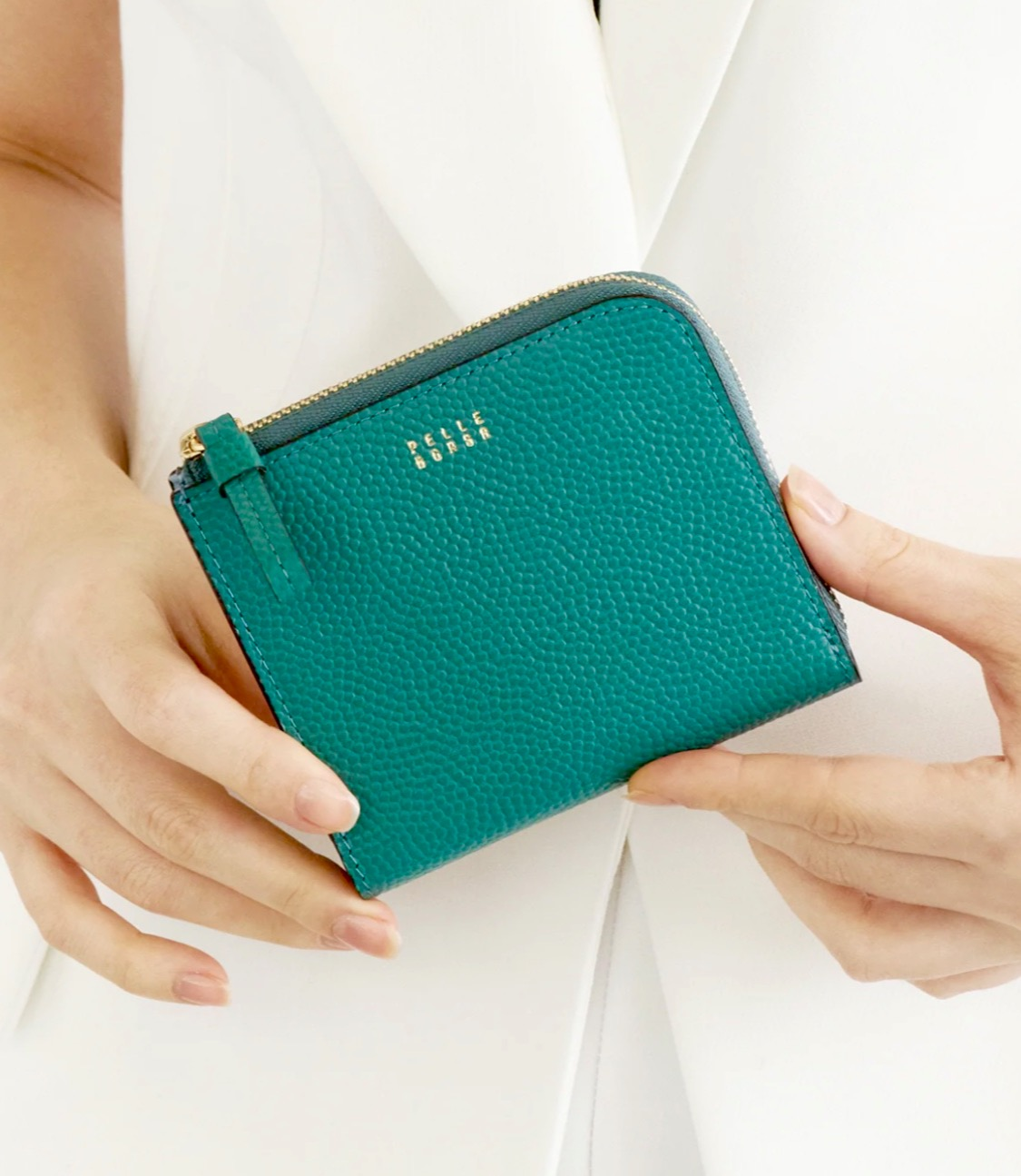 【PELLE BORSA】👜👛人気すぎるコンパクト財布!新色は『ティール』♪