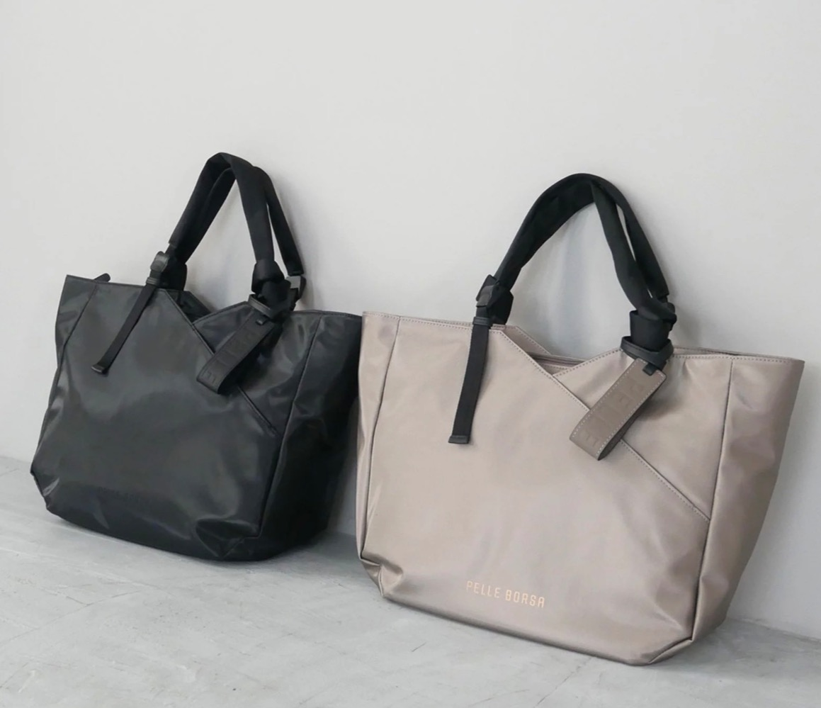 【PELLE BORSA】👜👛NEW！大きめトートバッグ👜ジムに旅行に連れてって😆