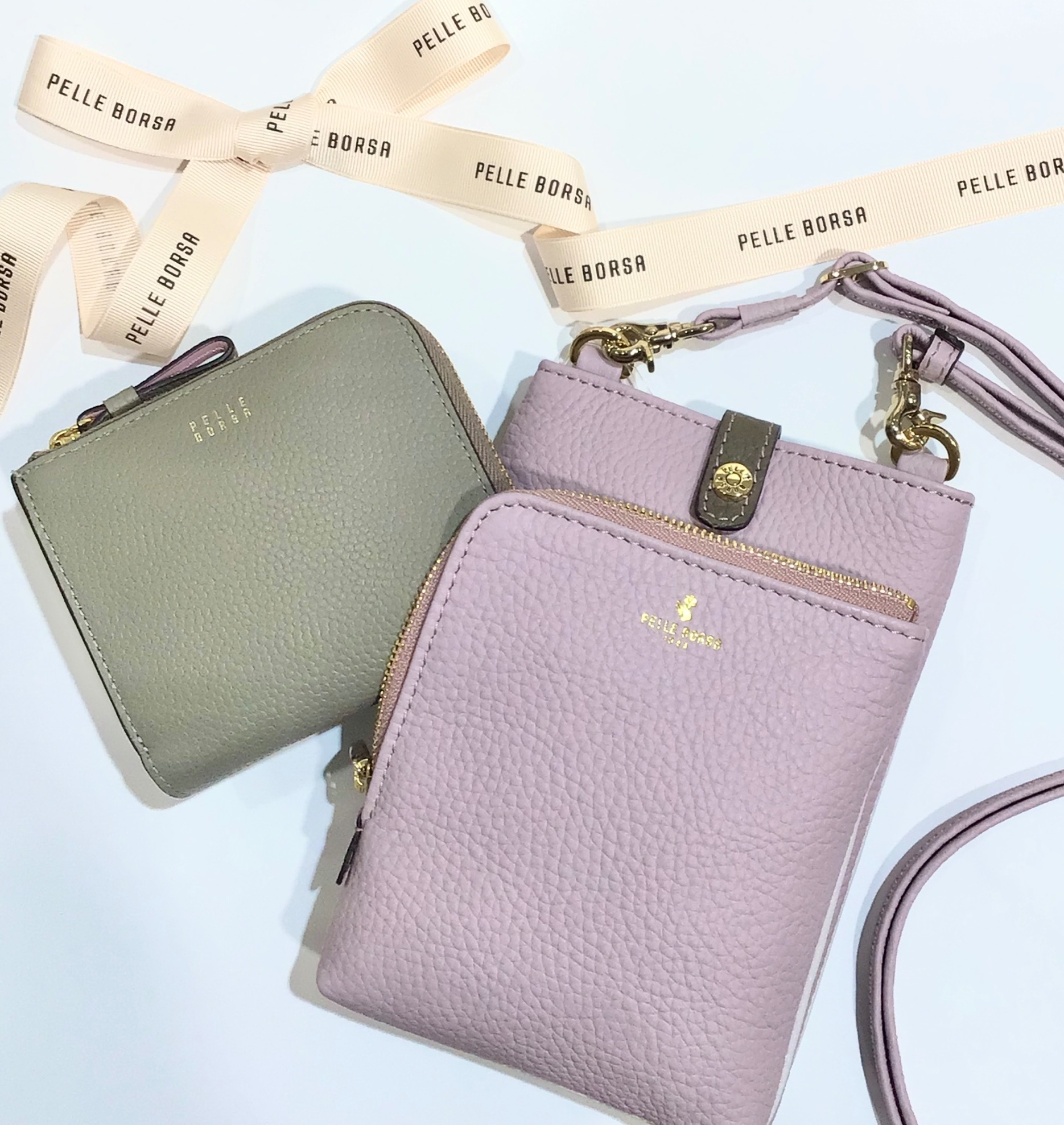 【PELLE BORSA】👜👛 Mother’s Day Gift 🎁コンパクトなお出かけセットでGO！