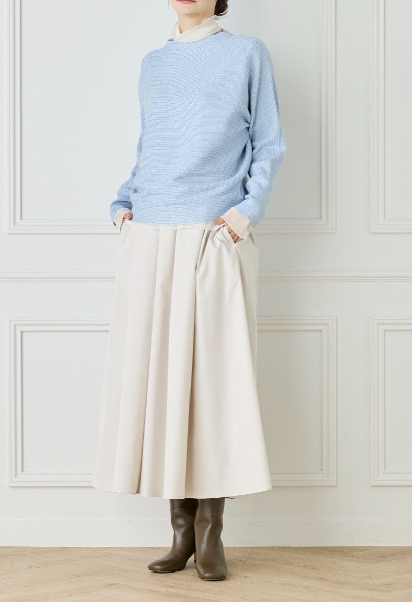 上品に華やぐニット　　DAY by DAY