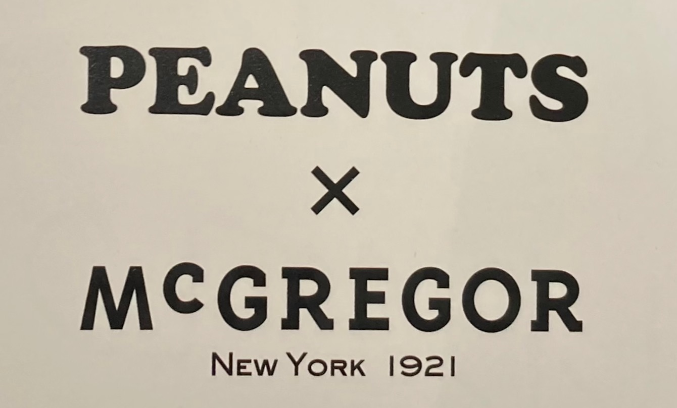 PEANUTS×MCGREGOR