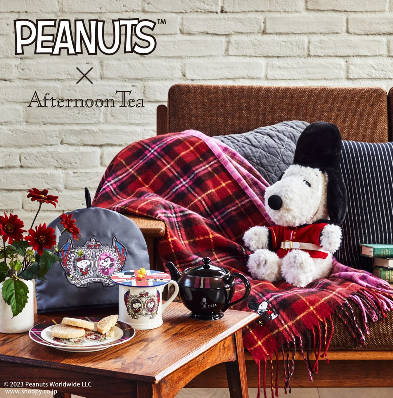 【9月13日発売】PEANUTSの今回のテーマは「PEANUTS TARTAN」です。