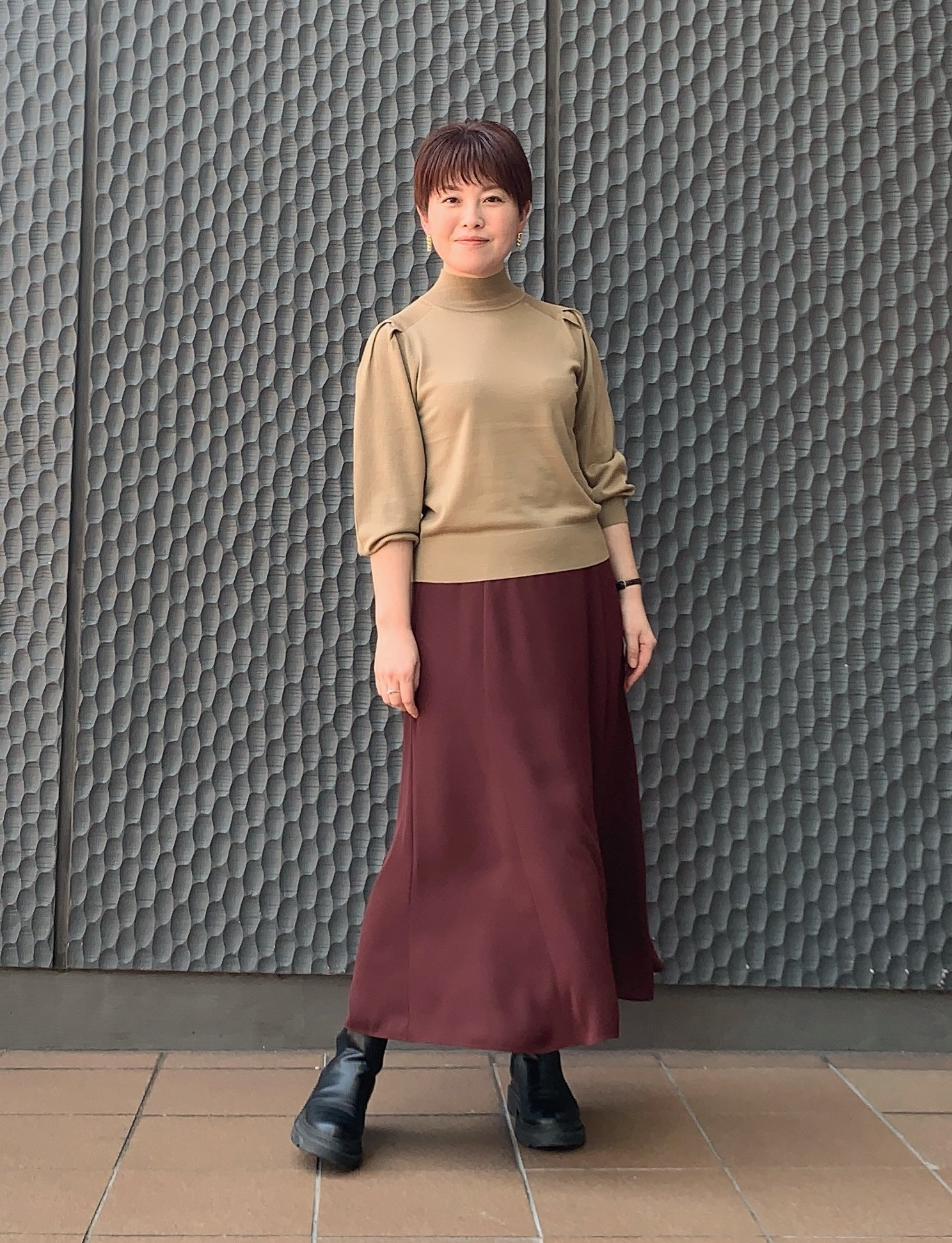 theory luxe シルクカシミヤ タートルニット リブ レディース
