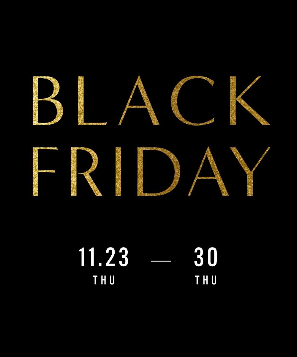 【ラシット】"BLACK FRIDAY"アプリ会員様限定ご優待イベント開催！！