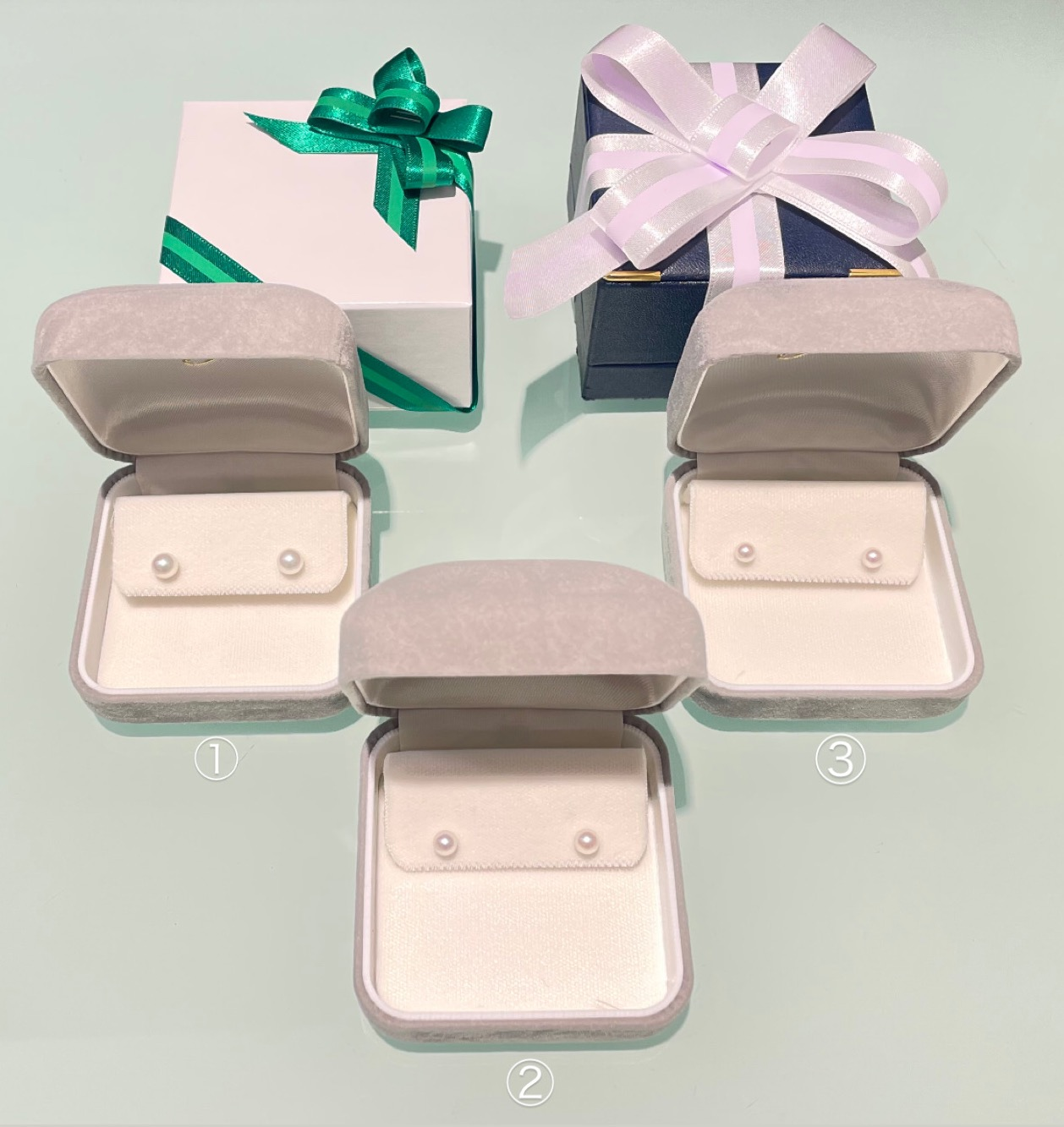 アコヤピアス三点ご紹介✨