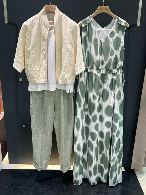 初夏のプリントで　気分をアップ　👒