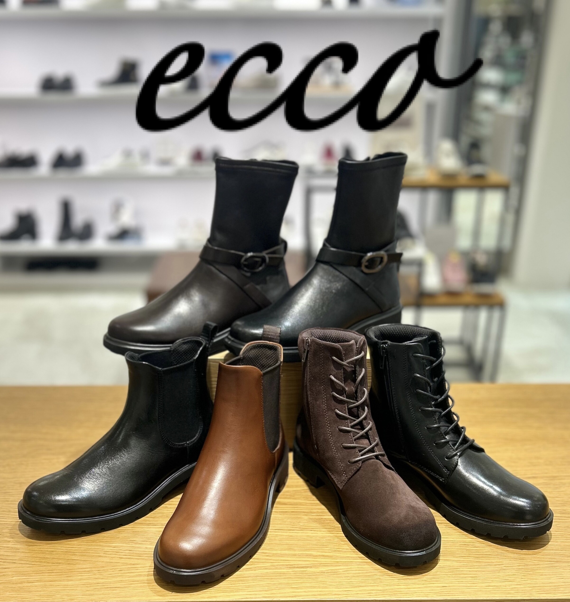 【 ECCO 】足もとから季節をまとうブーツ👢✨