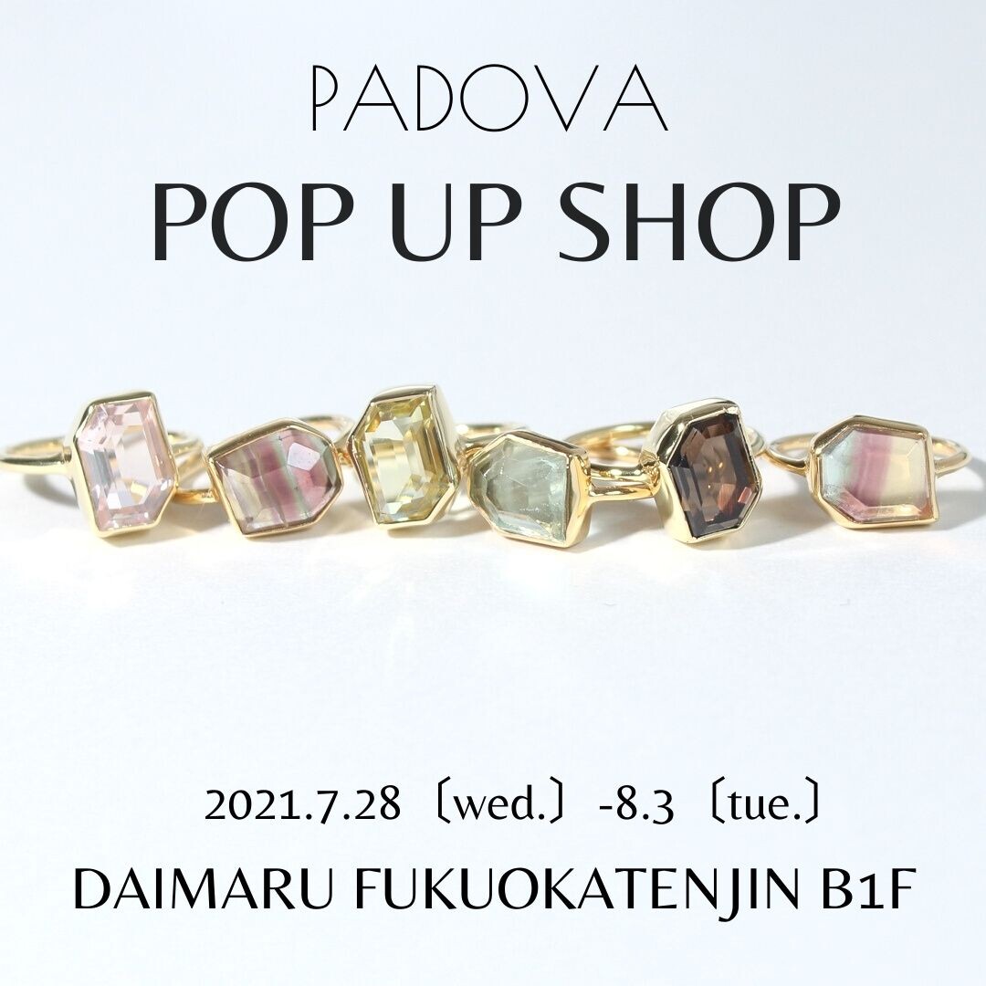 《本館B１　婦人洋品売場》『PADOVA』POP UP SHOP