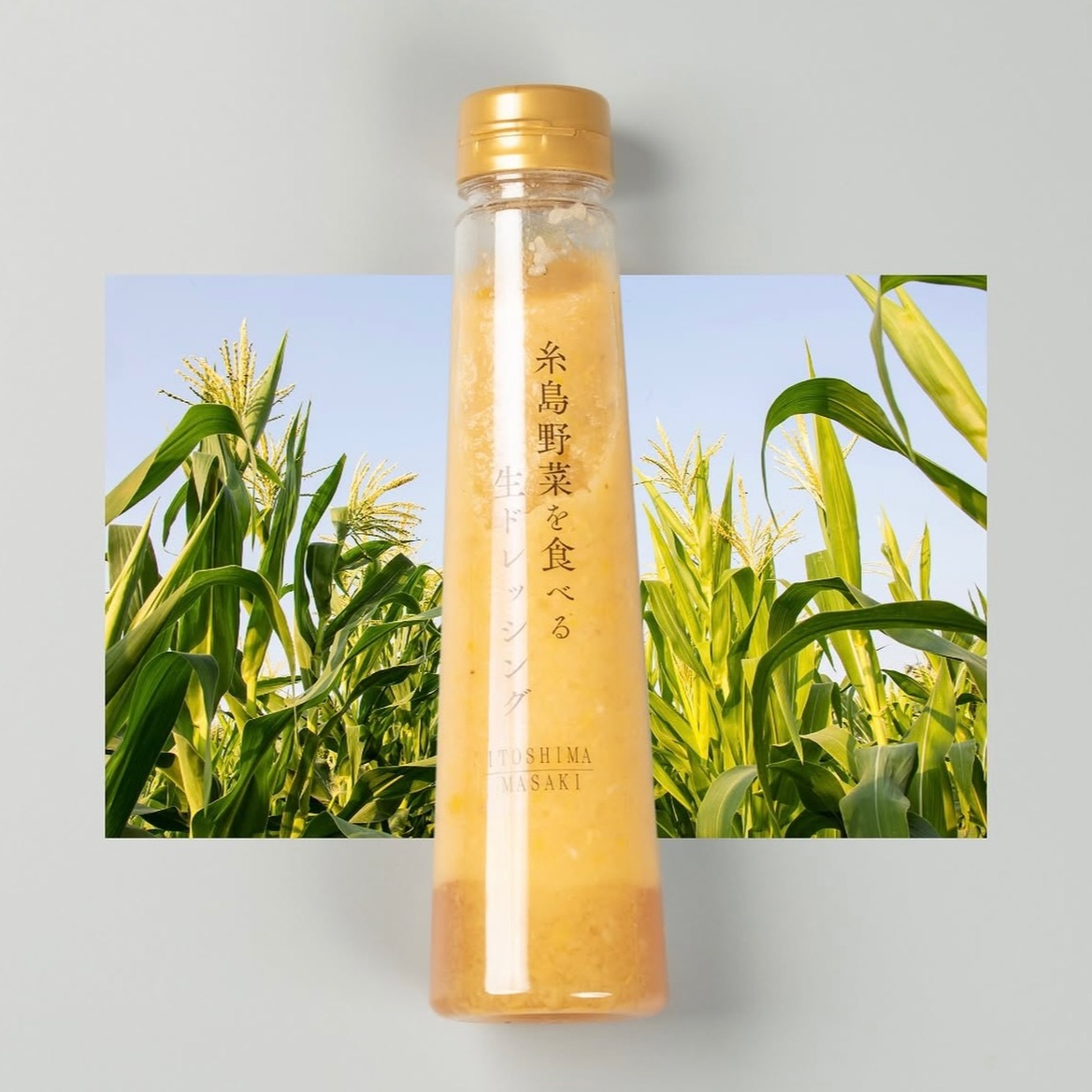 【小さなお子様にも🌽】糸島野菜を食べる生ドレッシング スイートコーン&ペッパー