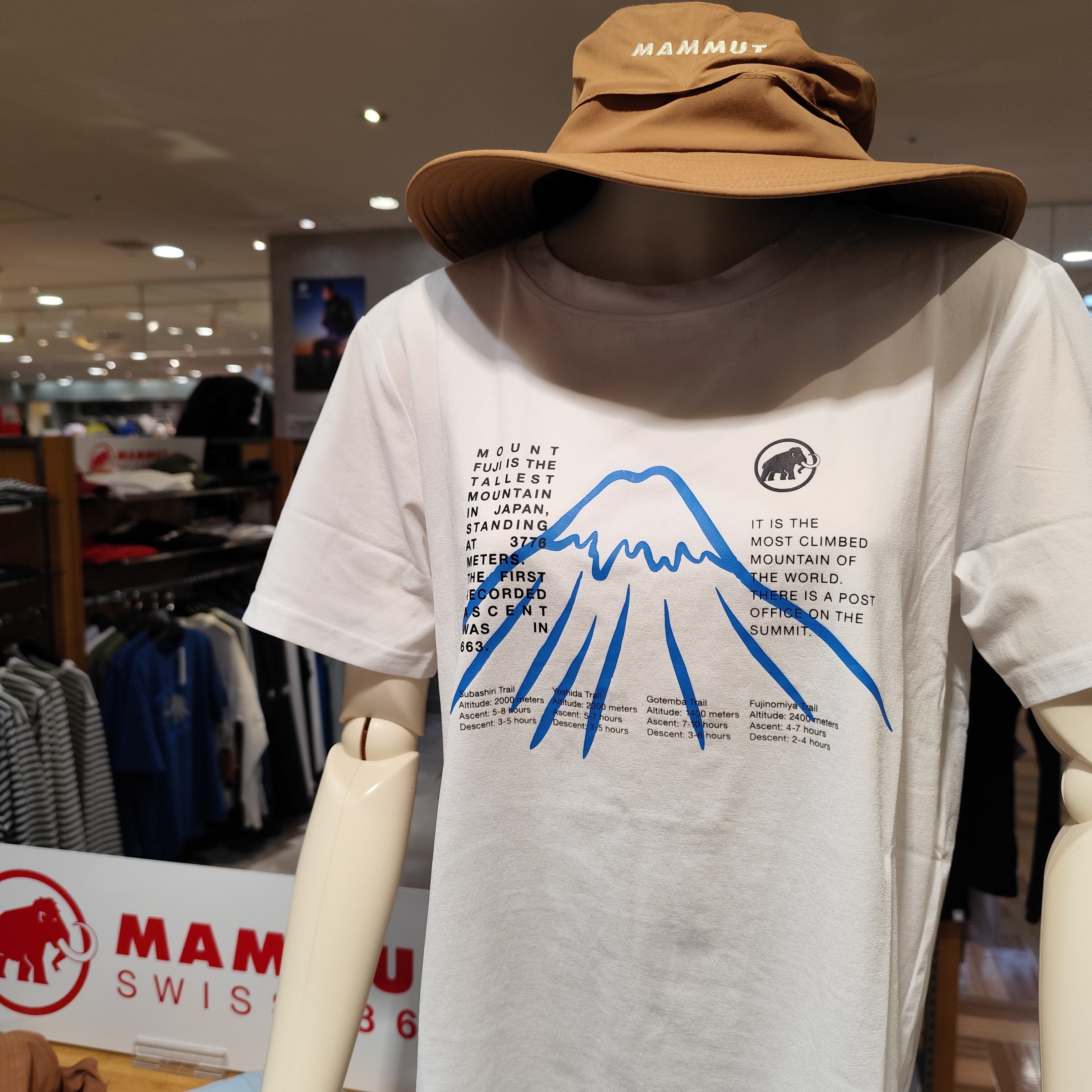 マムート「富士山&剱岳Tシャツ」が入荷しました!