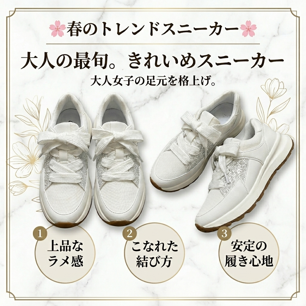 🌸春のトレンドスニーカー🌸