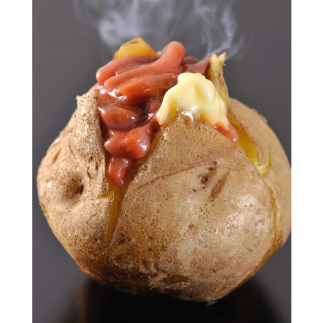 夕張あきんど屋・北あかりジャンボじゃがバター塩辛のせ