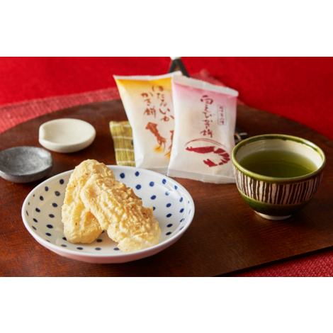 その他即売【富山　御菓蔵】白えびかき餅／ほたるいかかき餅