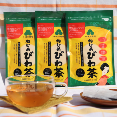  その他_【 十津川農場】ねじめびわ茶10×3