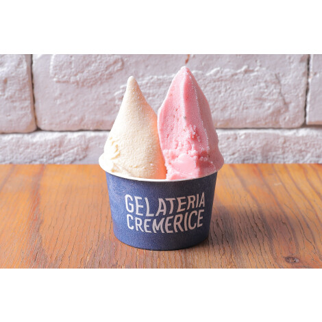 ジェラテリアクレメリーチェ・ジェラート　2種盛り