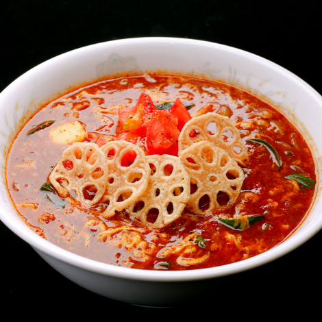  辛麺本舗さやか・辛麺(カレー)