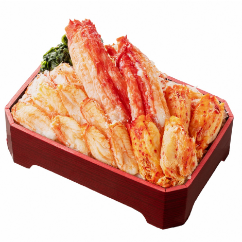 その他　鱗幸食品　北海道三大蟹脚肉弁当