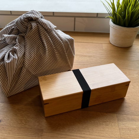 工芸_【八木竹工業】すす竹弁当箱（スリムタイプ）