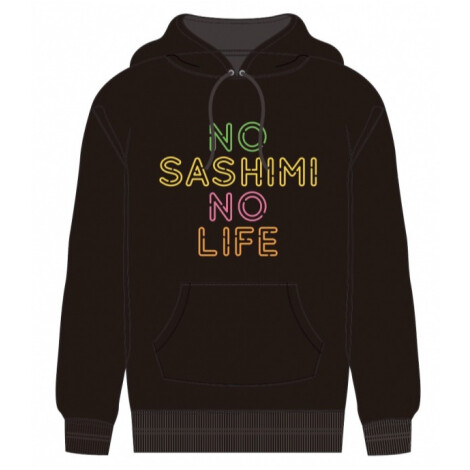 ゴリパラ見聞録Tシャツ  〈パーカー　NO SASHIMI NO LIFE　ネオン〉  （サイズ：M・L・XL・XXL）