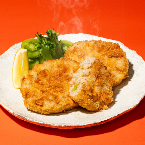 はざま牧場・きなこ豚メンチカツ