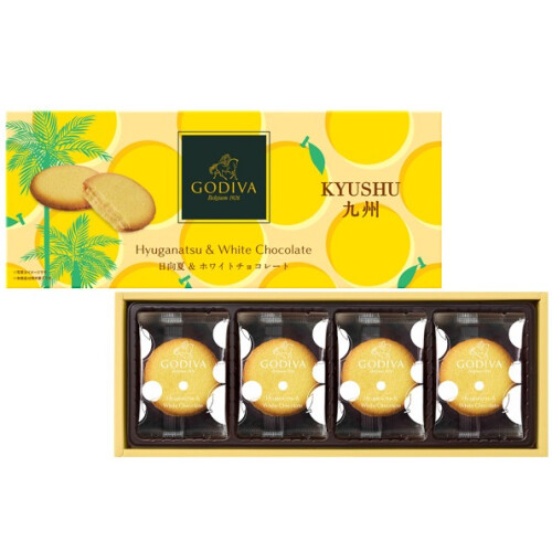九州エリア限定 GODIVA 日向夏＆ホワイトチョコレートクッキー