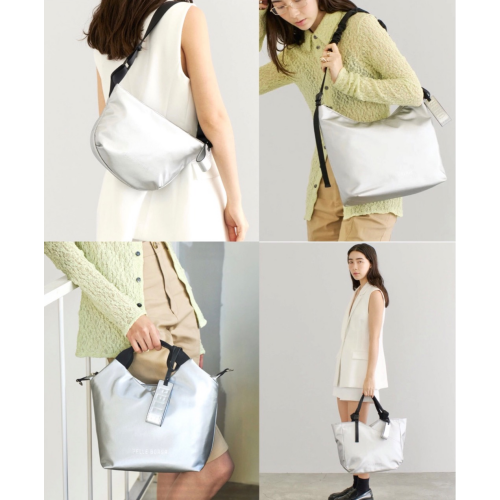 【PELLE BORSA】👜👛 スタイリッシュなシルバー✨トラベルにもオススメ！