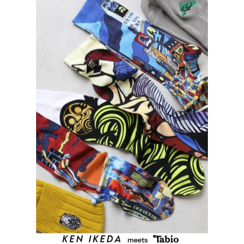 KEN IKEDA   ×    Tabio   🧦　コラボソックス