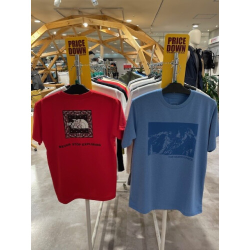 ノースフェイスのTシャツがお買い得です♪