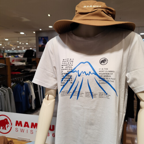 マムート「富士山＆剱岳Tシャツ」が入荷しました！