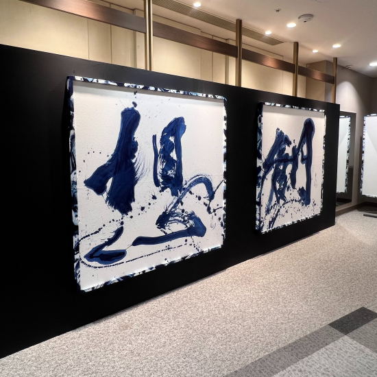 山口芳水　ライブペインティング展示