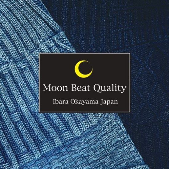 インディゴ染色「岡山ニット」Moon Beat Quality