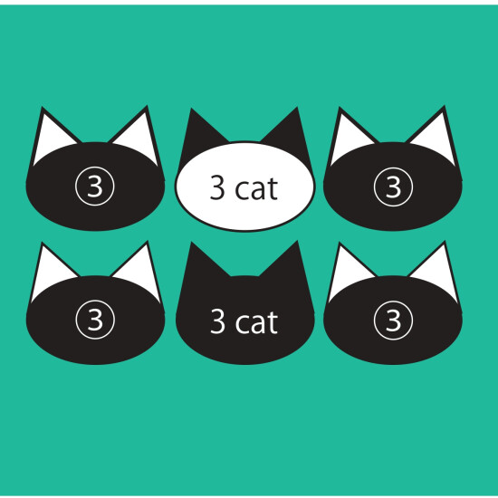 おめかししたり、楽しんだり。楽しくてかわいいにゃんこ達を作品にしています。〈3cat〉