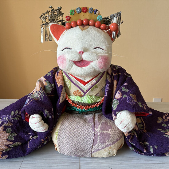 古布・ちりめん細工【山帰来】